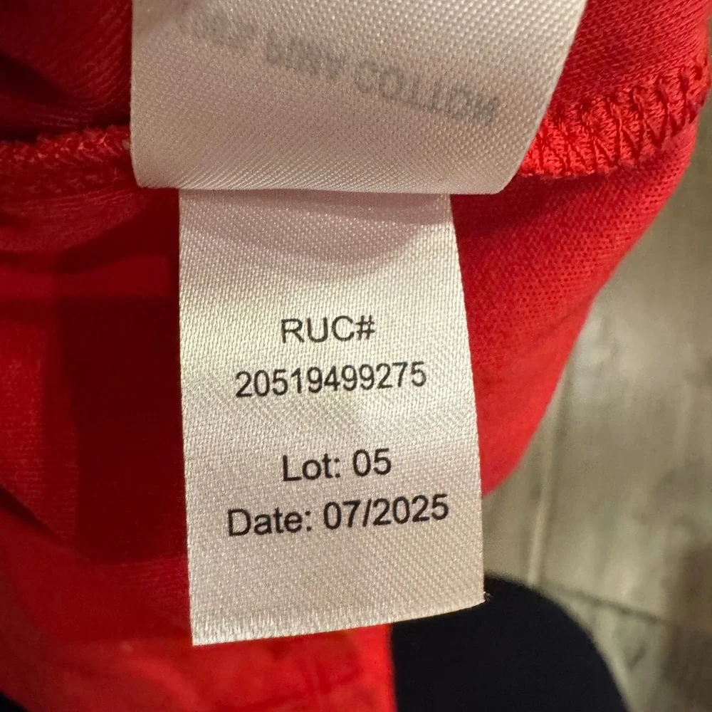 Lila and Hayes Kids Blake T-shirt Red‎ Long Sleeve Top Size 8 NWT
